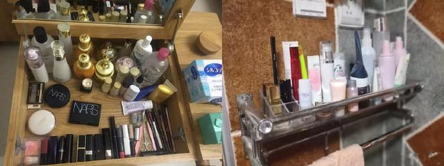 男人集體吐槽 衛生間被老婆的化妝品占據，何止一個亂字了得